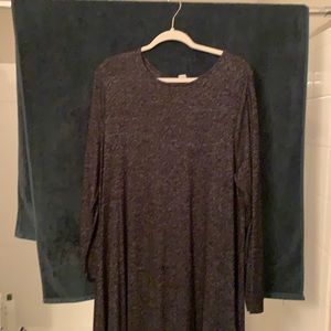 Heather gray t shirt dress